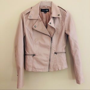 3/20 SALE 🌸 Blush Pink Moto Jacket